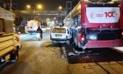 Malatya’da Trambüs ile Kamyonet Çarpıştı