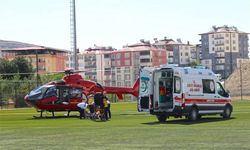Malatya Darende’de 80 Yaşındaki Hasta İçin Ambulans Helikopter Seferber Oldu
