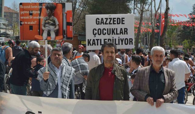Gazze İçin Pedal Çevirdiler! Malatya’da Sessiz Çığlık Yükseldi