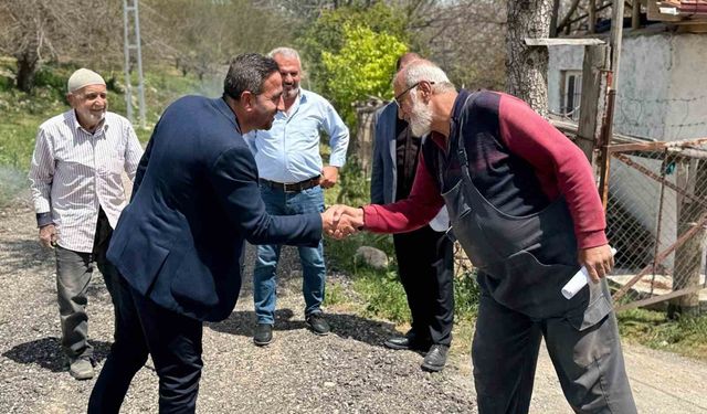 Başkan Ulutaş Akçadağ’daki Yol Çalışmalarını Yerinde İnceledi