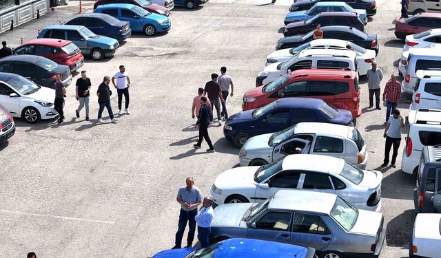 Malatya Açık Oto Pazarı Sinek Avlamaya Devam Ediyor