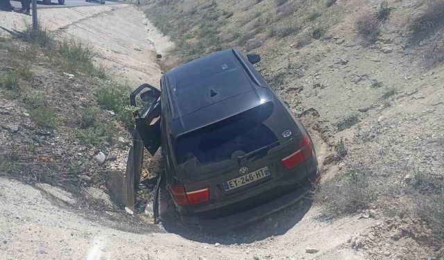 Malatya’da Kontrolden Çıkan Otomobil Devrildi: 1 Yaralı!
