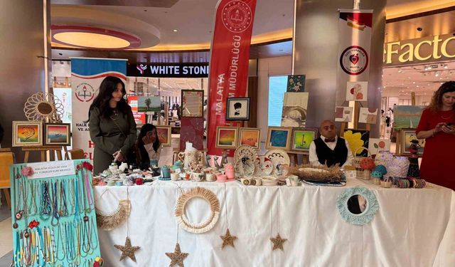 Malatya’da Özel Eğitim Öğrencilerinden Anlamlı Sergi