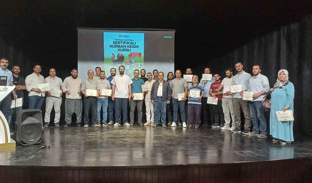 Malatya'da Kurban Kesimi İçin Sertifikalı Eğitim Başladı