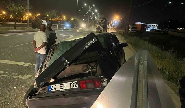 Ankara Yolu İkizce Mahallesi’nde Mikser Araç Otomobile Arkadan Çarptı!