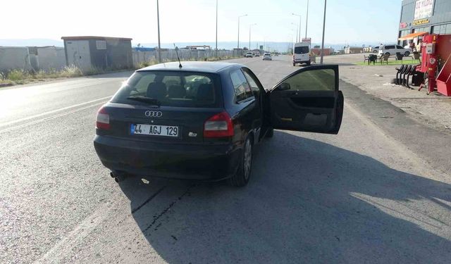 Malatya’da Trafik Kazası! Sürücü Olay Yerinden Kaçtı