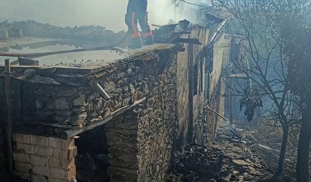 Kale İlçesinde Korkutan Örtü Yangını!
