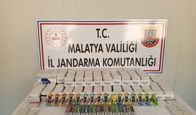 Malatya’da Jandarmadan Narkotik ve Kaçakçılık Operasyonu