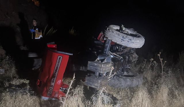Malatya’nın Pütürge İlçesinde Traktör Kazası