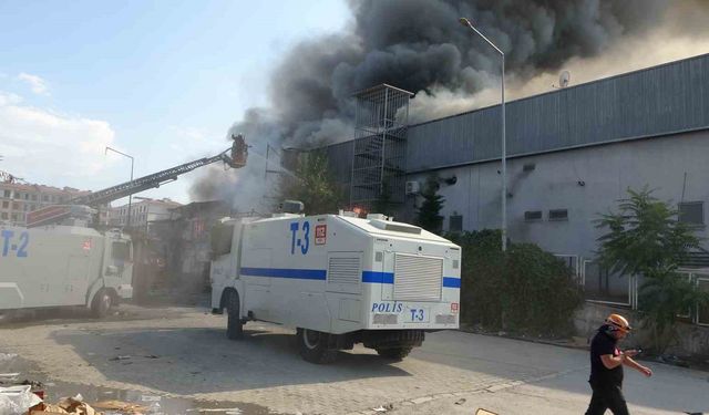 Ağbaba İnşaat'taki Yangın Söndürüldü