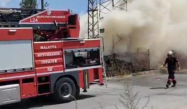 Malatya’da Kablo Yangını Paniğe Neden Oldu