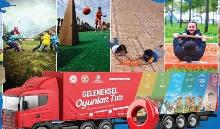 Geleneksel Oyunlar Tırı Malatya'da Çocuklarla Buluşacak!