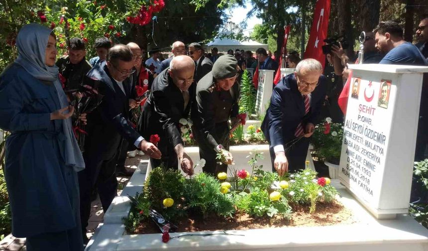 Malatya Protokolünden Şehitliğe Anlamlı Ziyaret