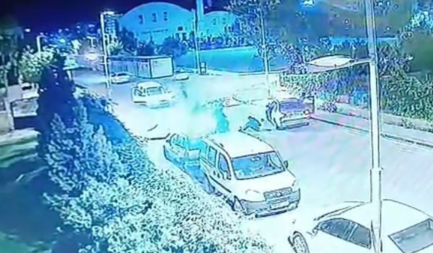 Malatya’da Motosikletle Otomobil Çarpıştı!