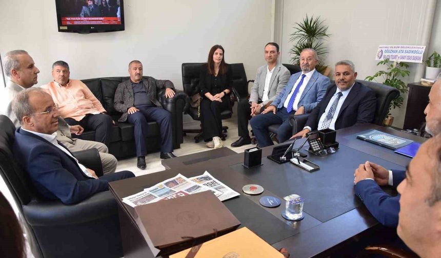 Malatya'da TSO Başkanı Sadıkoğlu’ndan SMMMO’ya Ziyaret