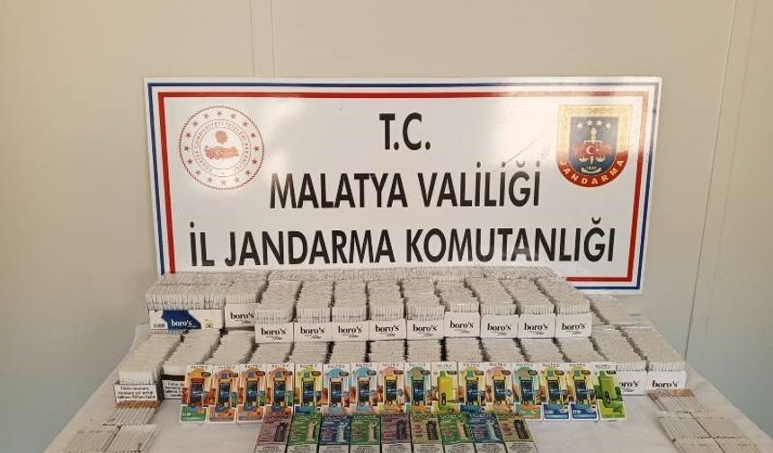 Malatya’da Jandarmadan Narkotik ve Kaçakçılık Operasyonu