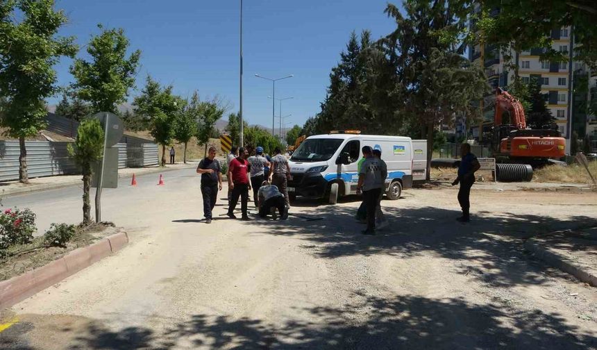 Yeşilyurt’ta Doğalgaz Hattı Patladı