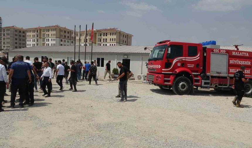 Malatya’da Şantiyede Silahlı ve Bıçaklı Kavga