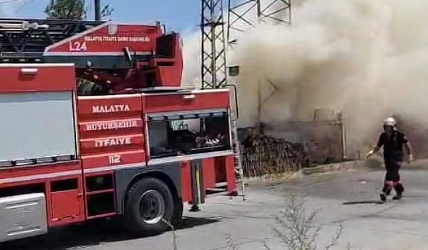 Malatya’da Kablo Yangını Paniğe Neden Oldu